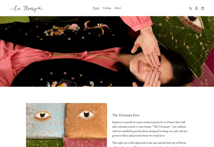 Catálogo y fotos de su tienda en Shopify de La Fleury