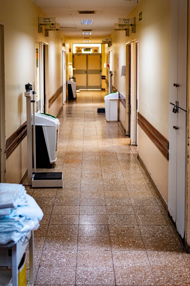 Pasillo de un hospital